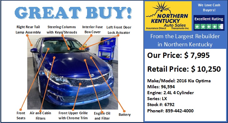 2016 Kia Optima LX AT's photo