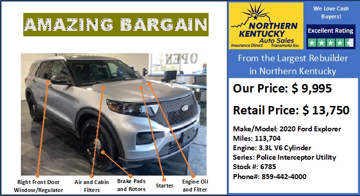 2020 Ford Explorer Utility Police Interceptor