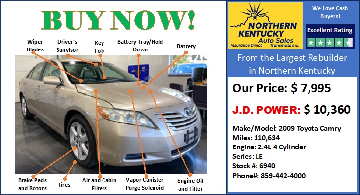 2009 TOYOTA CAMRY